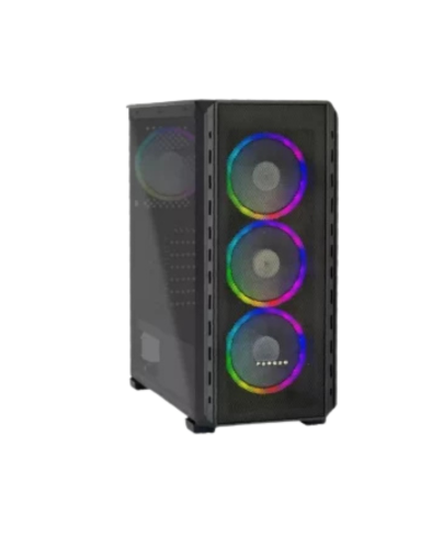 Gabinete Gaming Perseo Danaos Mesh + 4 fanes Argb